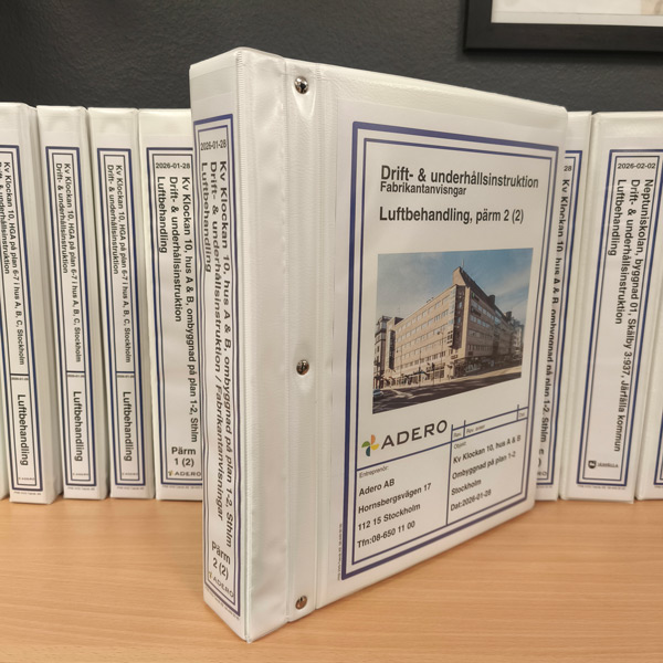 Märkning av insruktioner på rör